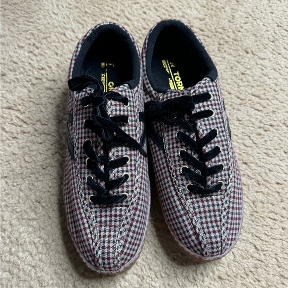 Tretorn plaid velvet lace up sneaker 10 - Picture 2 of 5